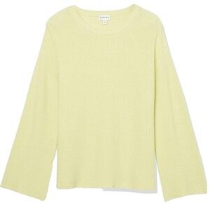 THE DROP Alice Ribbed Pullover‎ Sweater Back Slit Hem Flared Sleeves Size3x  NWT